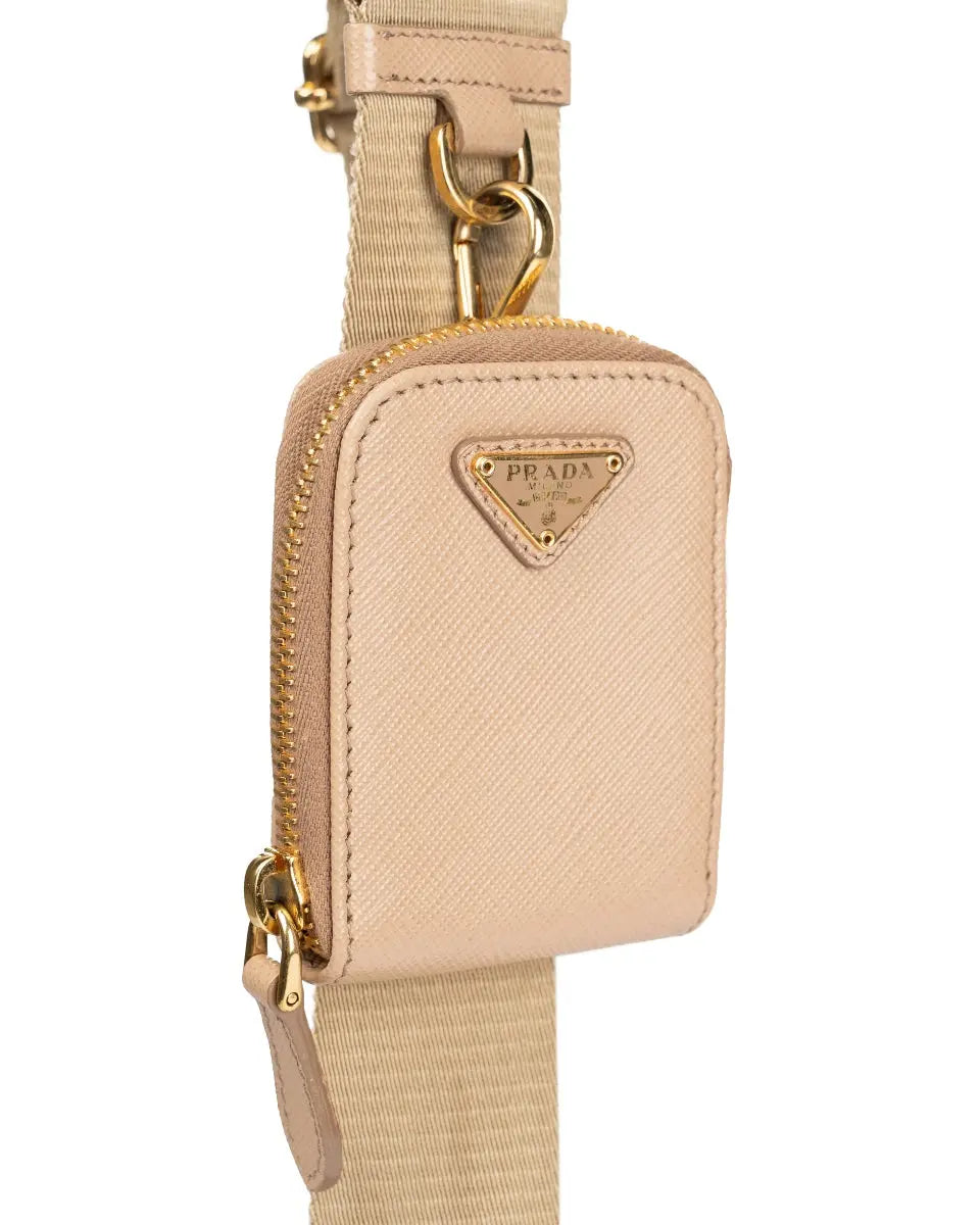 Prada Re Edition 2005 Cameo Beige saffiano leather bag