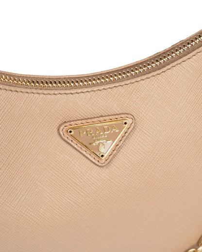 Prada Re Edition 2005 Cameo Beige saffiano leather bag Prada