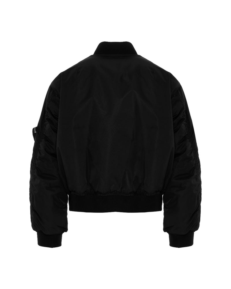 Prada Re-Nylon triangle pocket bomber jacket thumbnail