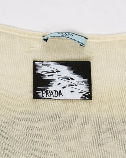 Prada Tarpé Mills inspired "Comic" cropped sweater Prada