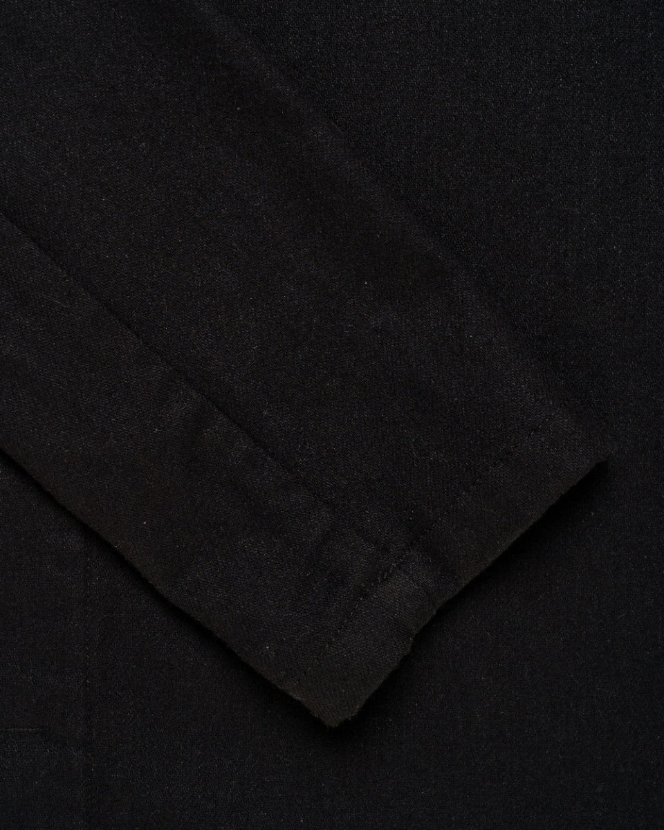 Raf by Raf Simons elongated double placket wool overshirt Raf Simons