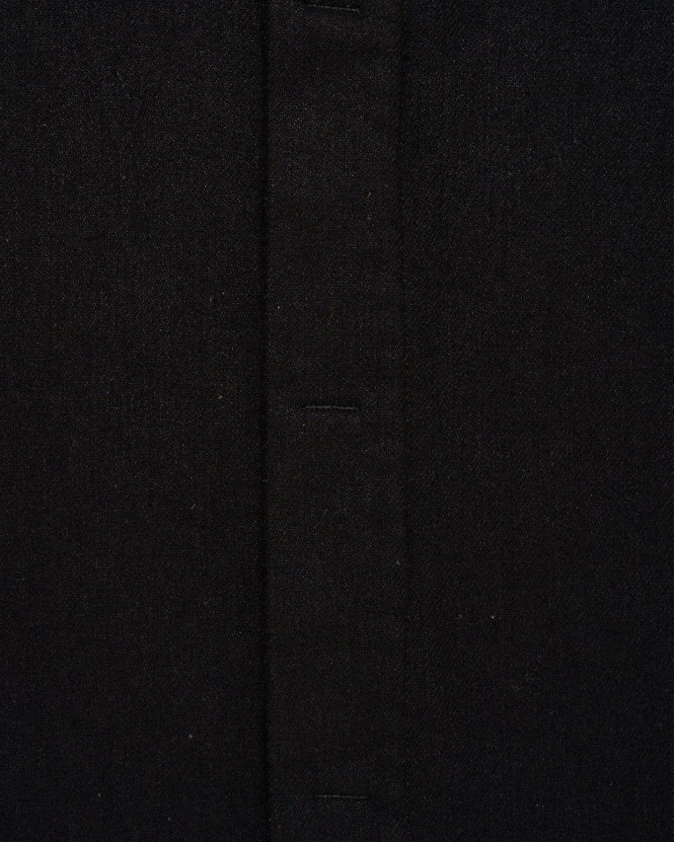 Raf by Raf Simons elongated double placket wool overshirt