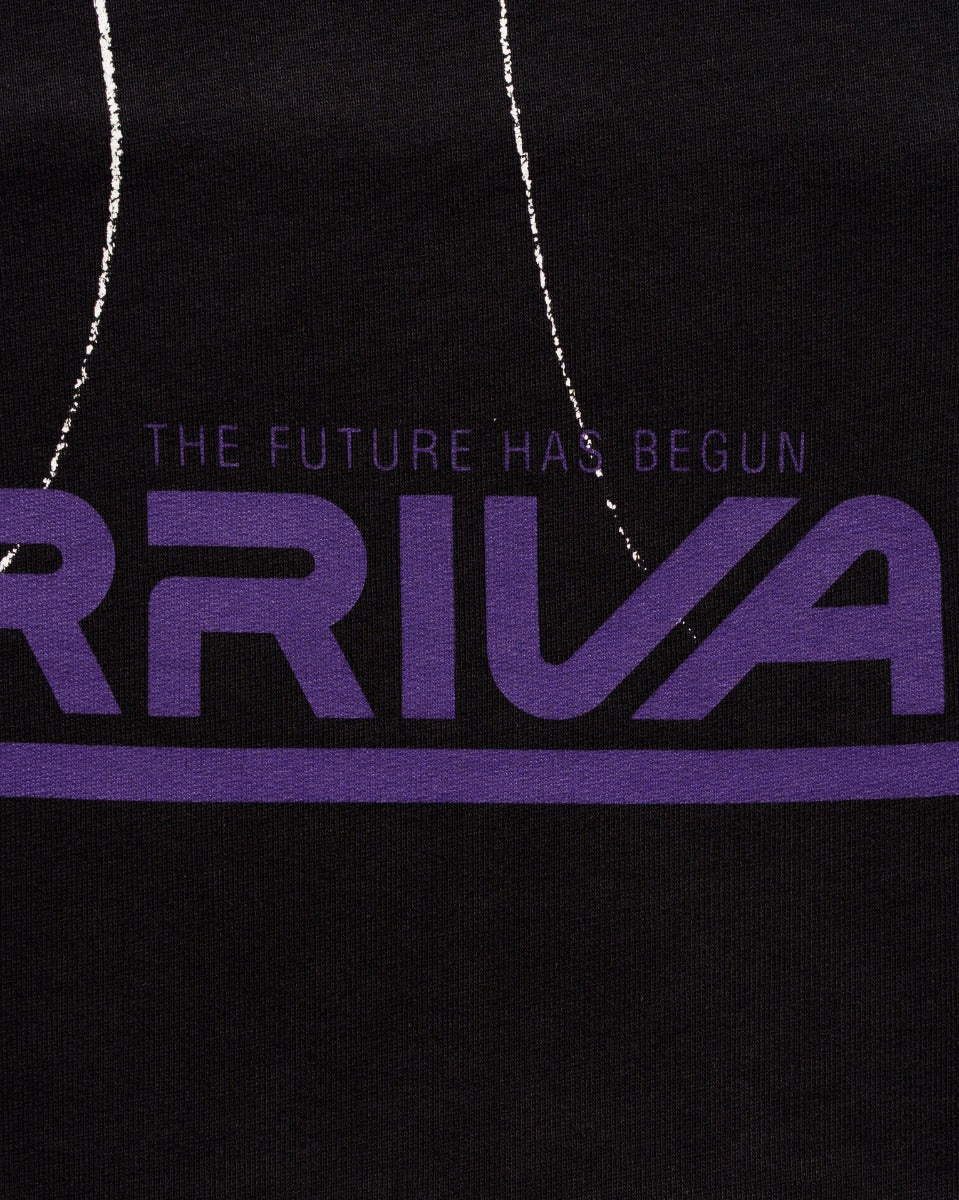 Raf Simons "Arrival" distressed hoodie