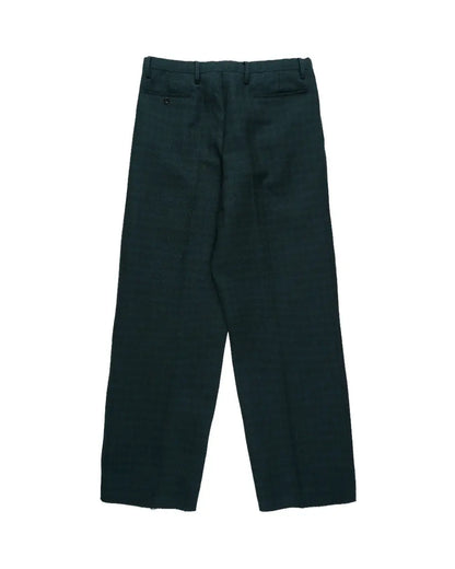 Raf Simons green plaid pants Raf Simons