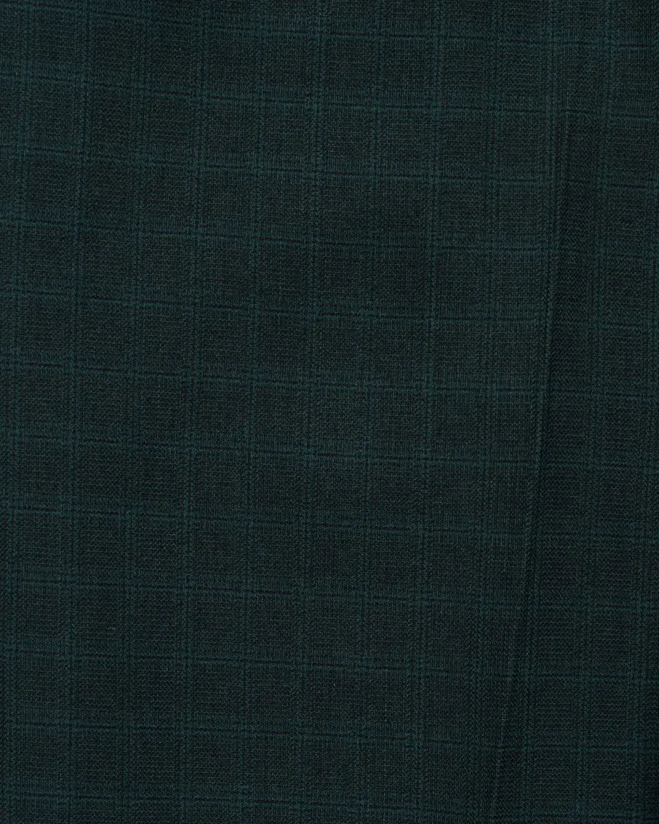 Raf Simons green plaid pants