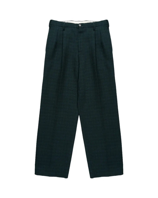 Raf Simons green plaid pants Raf Simons