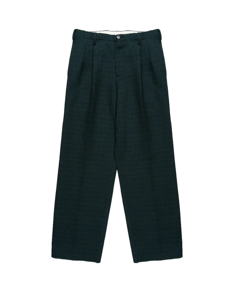 Raf Simons green plaid pants thumbnail