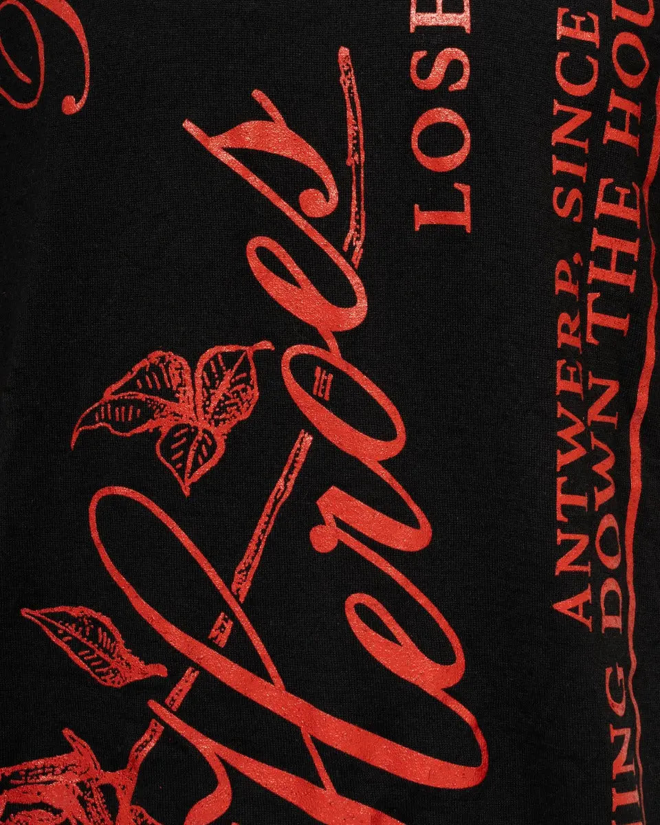 Raf Simons x Templa "Heroes and losers" oversized knitted t-shirt Raf Simons