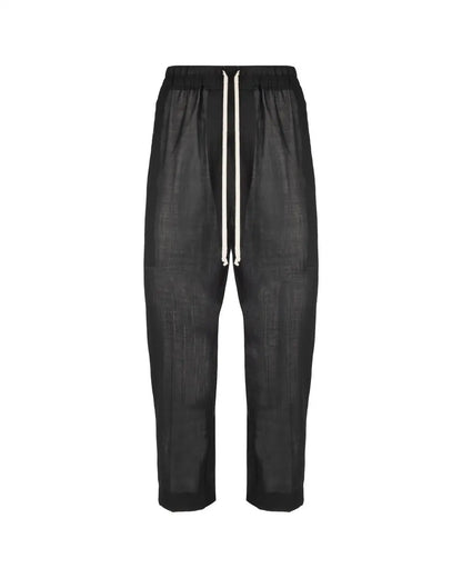 Rick Owens "PHLEGETHON" black sheer pants Rick Owens