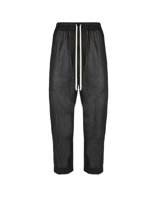 Rick Owens "PHLEGETHON" black sheer pants Rick Owens