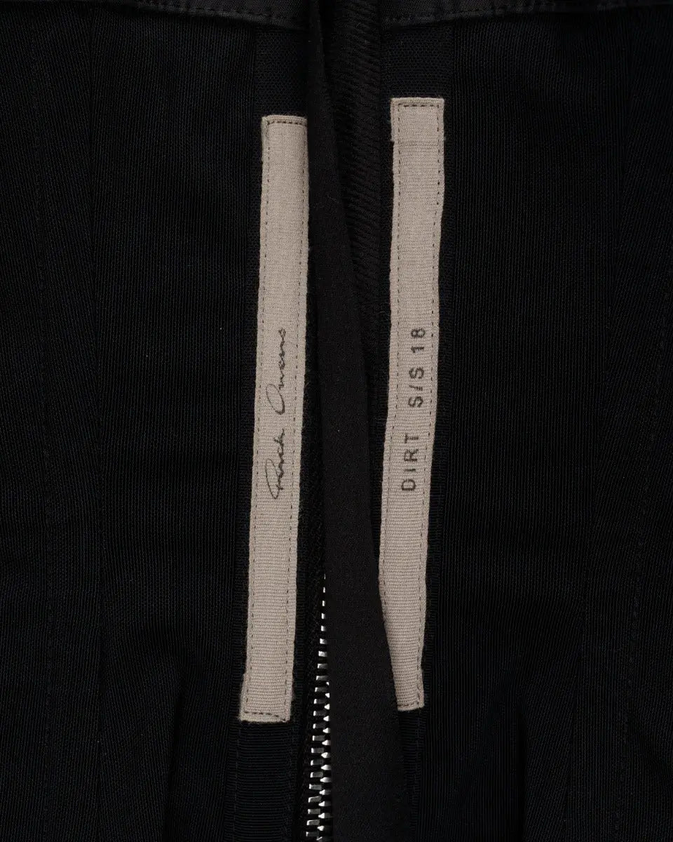 Rick Owens "DIRT" strapless corset maxi gown dress