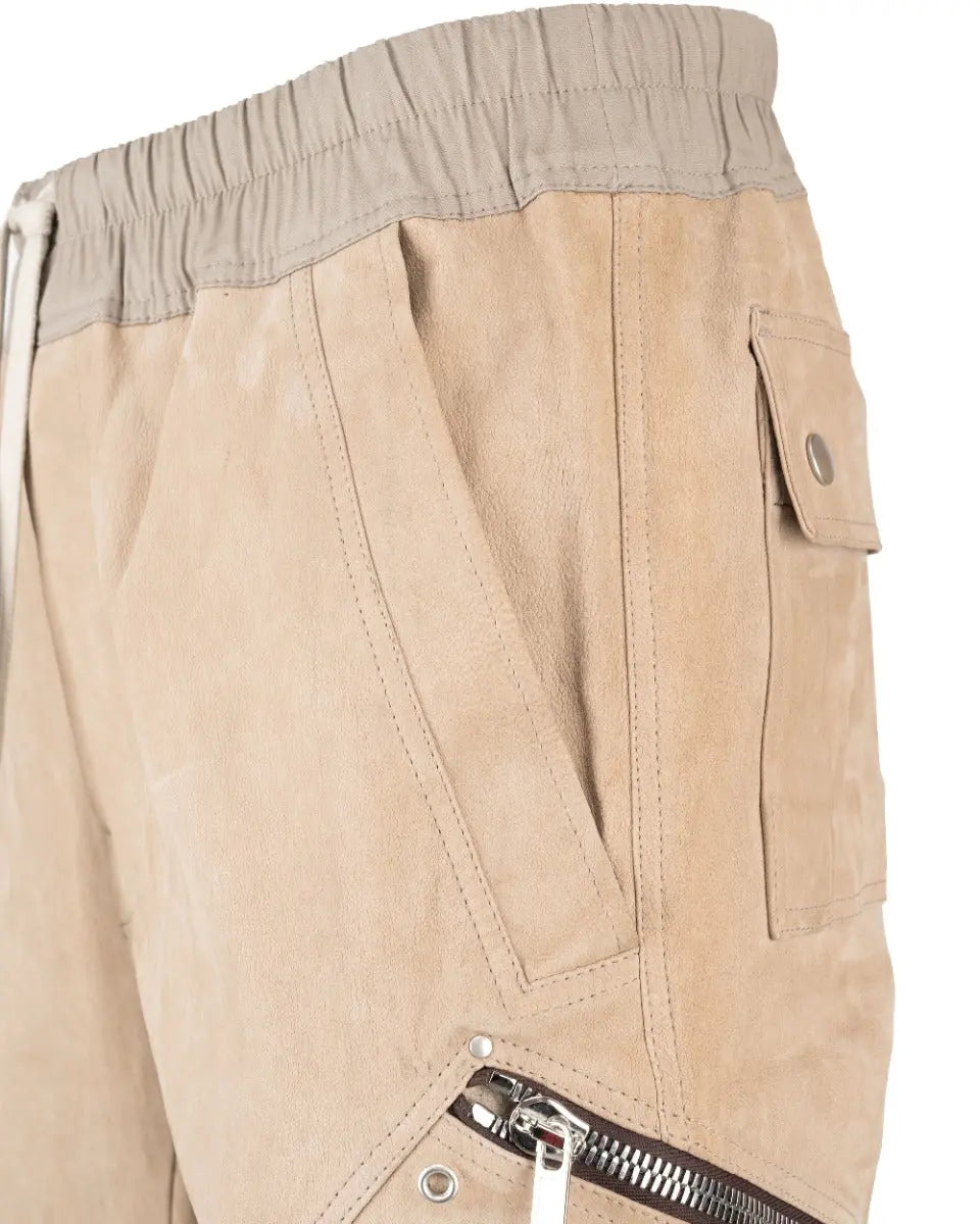 Rick Owens "Performa" cargo leather pants