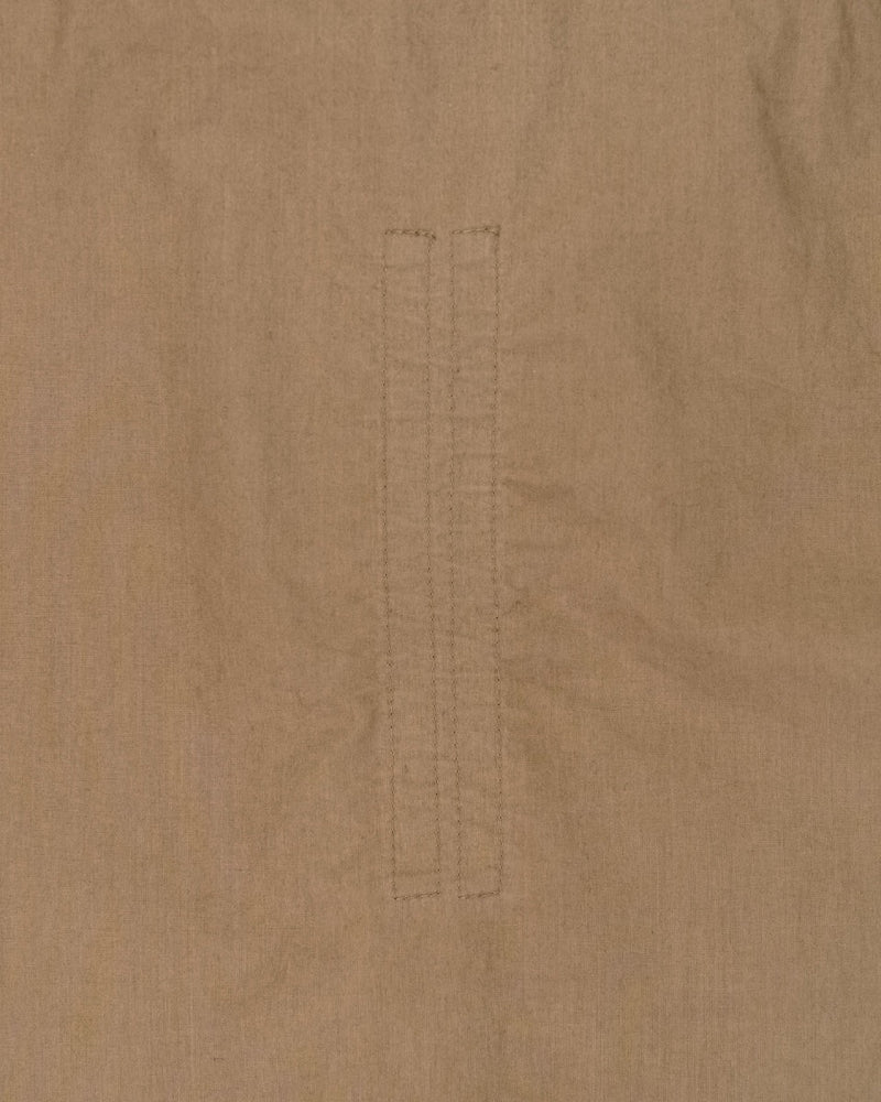 Rick Owens "PERFORMA" drape collar hidden placket button-up shirt thumbnail