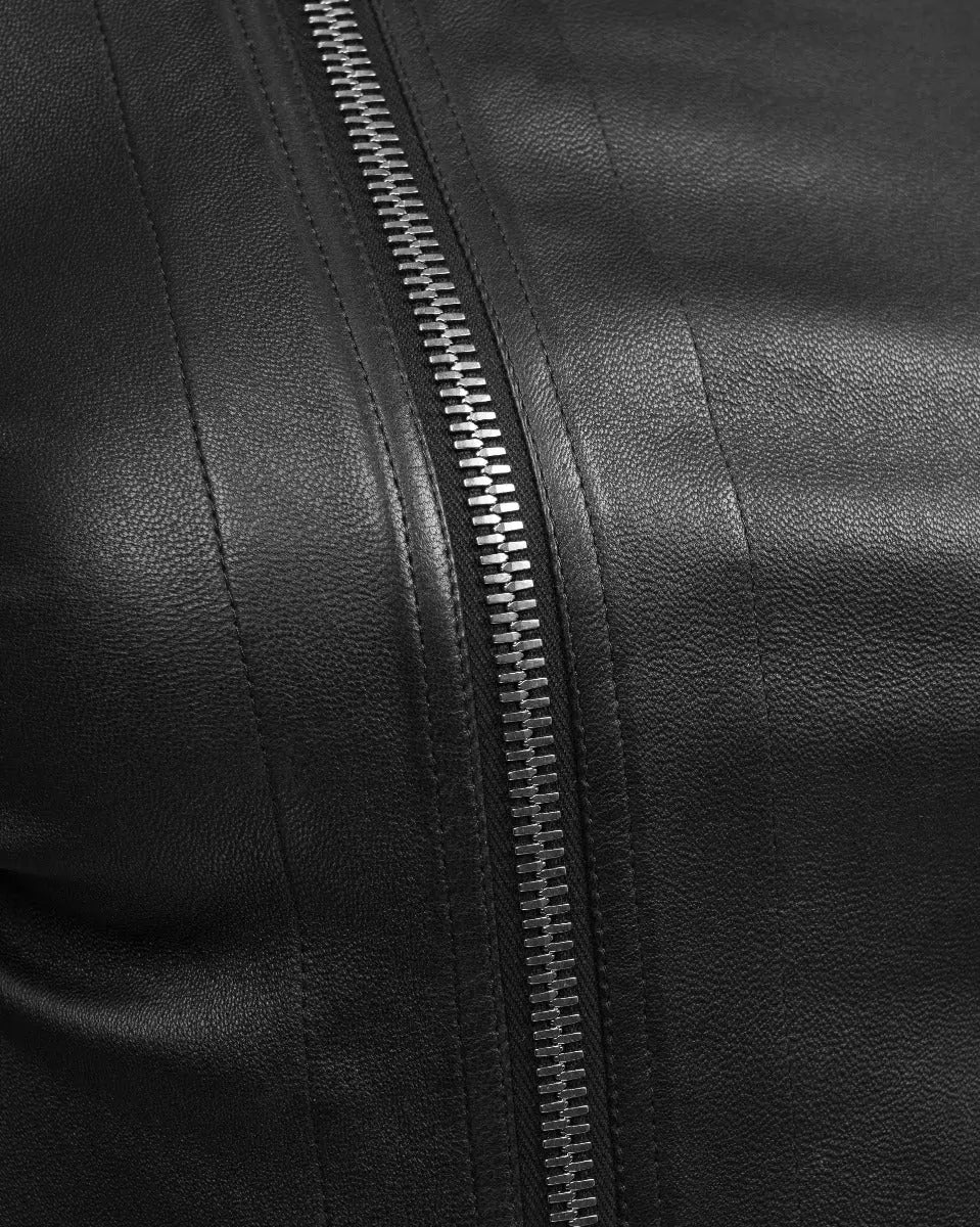 Rick Owens "EDFU" Gary leather jacket