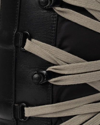 Rick Owens x Moncler Genius Big Rock padded black boots Rick Owens