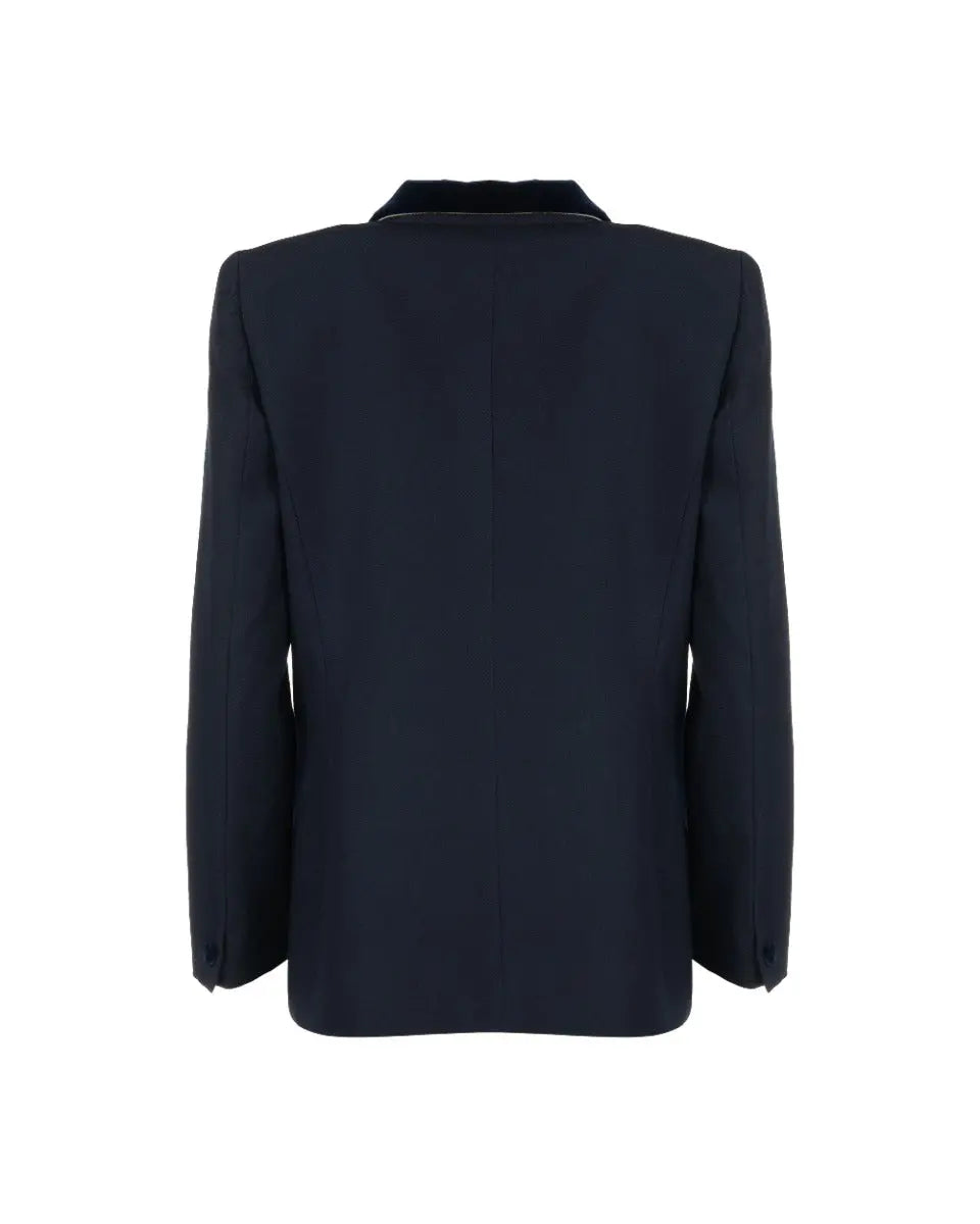 Roberto Cavalli velvet lapels blazer jacket