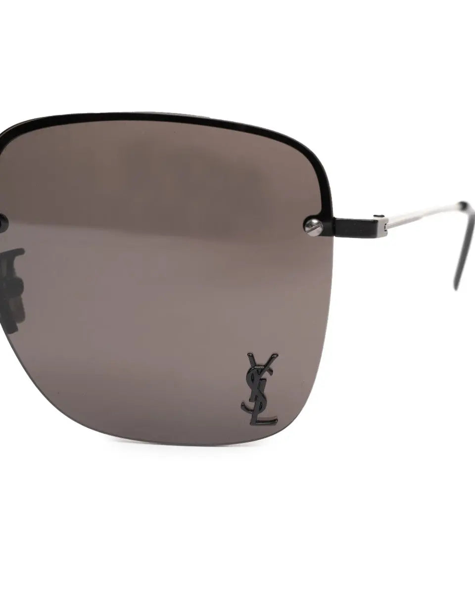 Saint Laurent Cassandre lens logo rectangular sunglasses