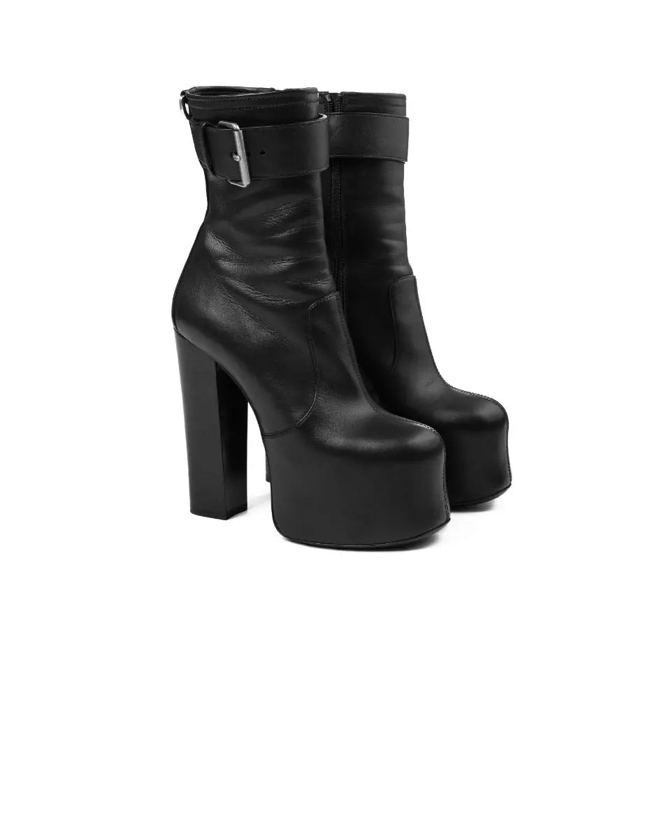 Saint Laurent Cherry 95 platform heel boots