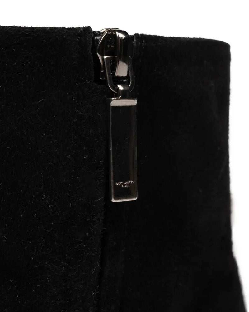 Saint Laurent Lou 70 pin-logo suede ankle boots thumbnail