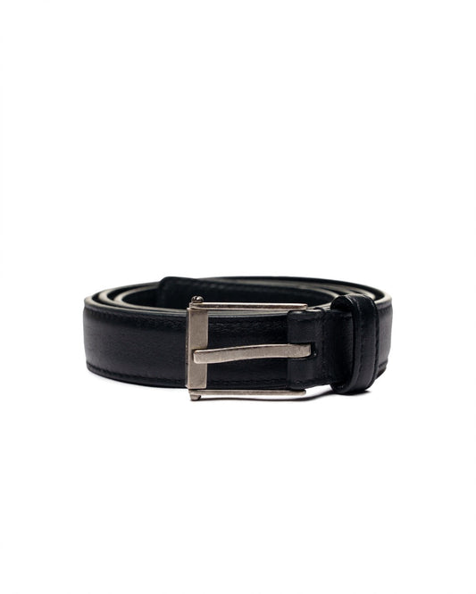Saint Laurent narrow black leather belt Saint Laurent