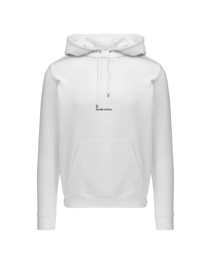 Saint Laurent logo white hoodie Saint Laurent