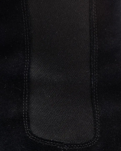 Saint Laurent Wyatt Chelsea suede black boots Saint Laurent