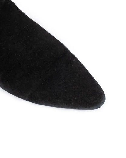 Saint Laurent Wyatt Chelsea suede black boots Saint Laurent