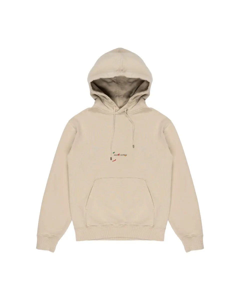 Saint Laurent x Bruno V.Roels paint-splatter logo hoodie Saint Laurent