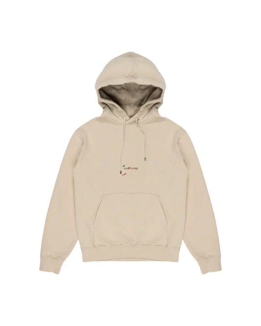 Saint Laurent x Bruno V.Roels paint-splatter logo hoodie Saint Laurent