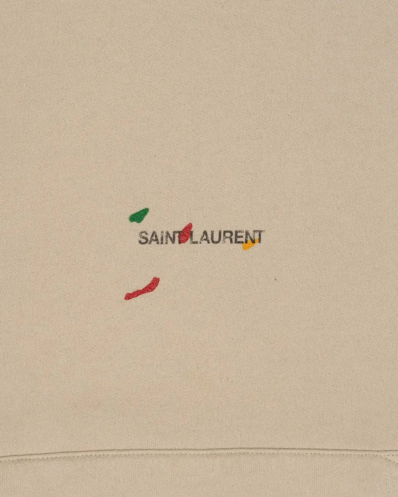 Saint Laurent x Bruno V.Roels paint-splatter logo hoodie thumbnail