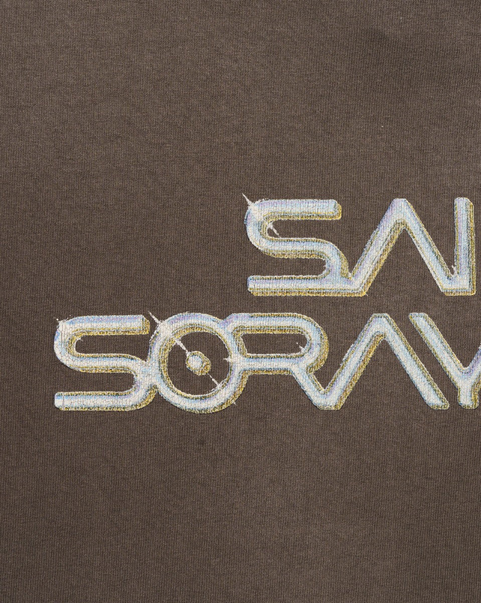 Saint Michael x Hajime Sorayama graphic washed grey t-shirt