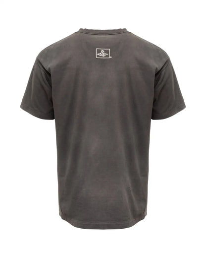 Saint Michael SM6 PlayStation 2 logo washed grey t-shirt Saint Michael