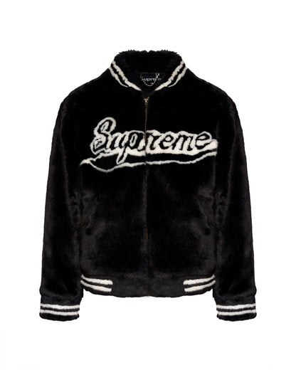 Supreme Faux Fur Varsity jacket Supreme