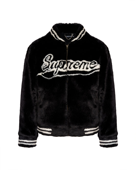 Supreme Faux Fur Varsity jacket Supreme