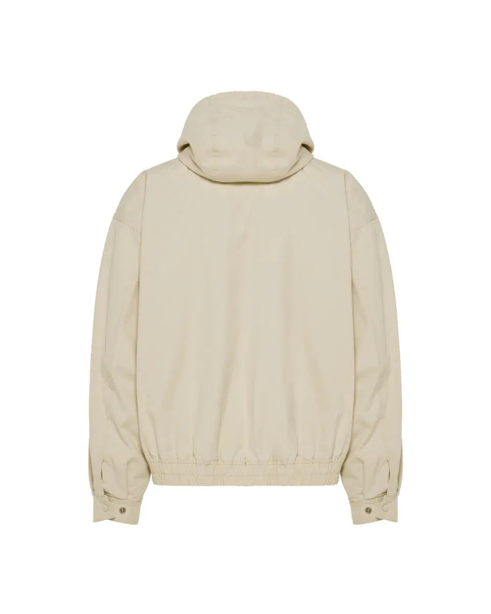 Supreme leather collar utility jacket