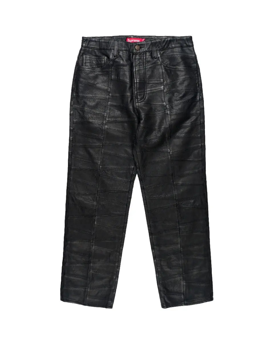 Supreme patchwork 5-pocket leather pants Supreme