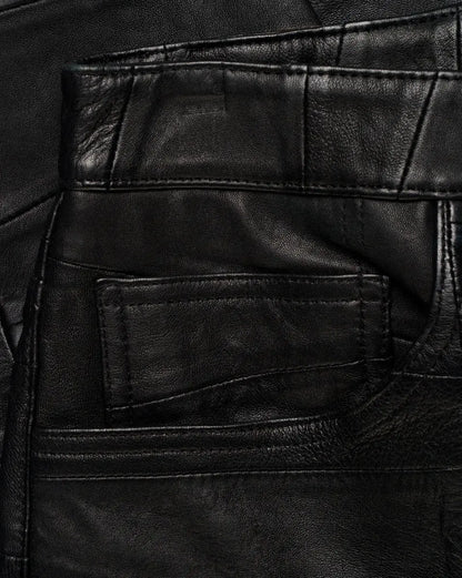 Supreme patchwork 5-pocket leather pants Supreme