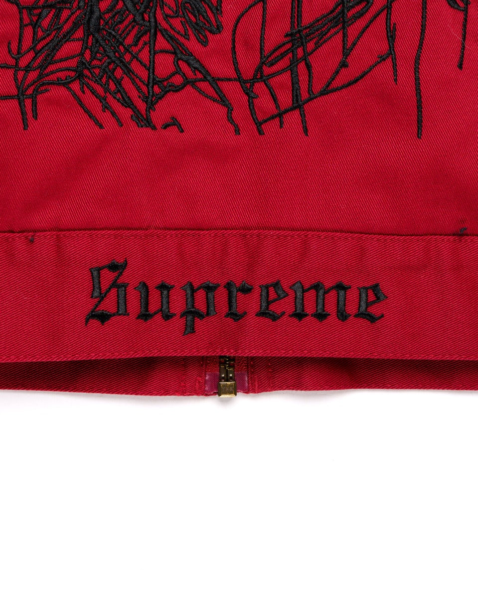 Supreme x H.R. Giger embroidered work jacket