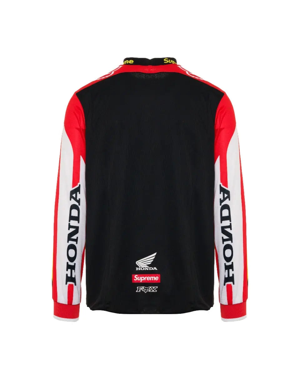 Supreme x Honda x Fox Racing moto jersey long sleeve top