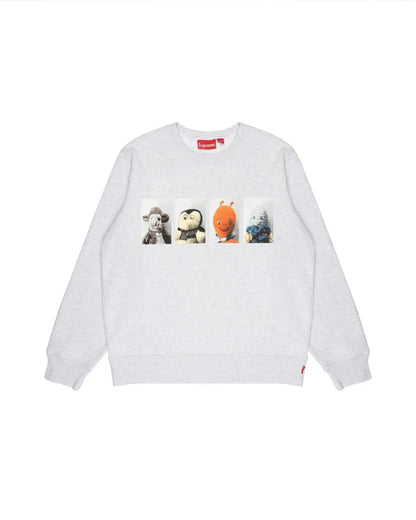 Supreme x Mike Kelly "AhhYouth!" heather grey crewneck sweatshirt Supreme