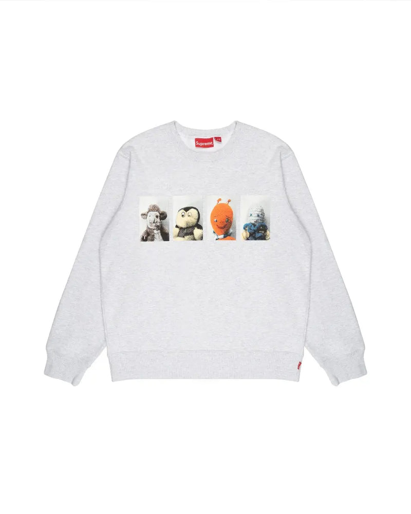 Supreme x Mike Kelley "AhhYouth!" heather grey crewneck sweatshirt thumbnail