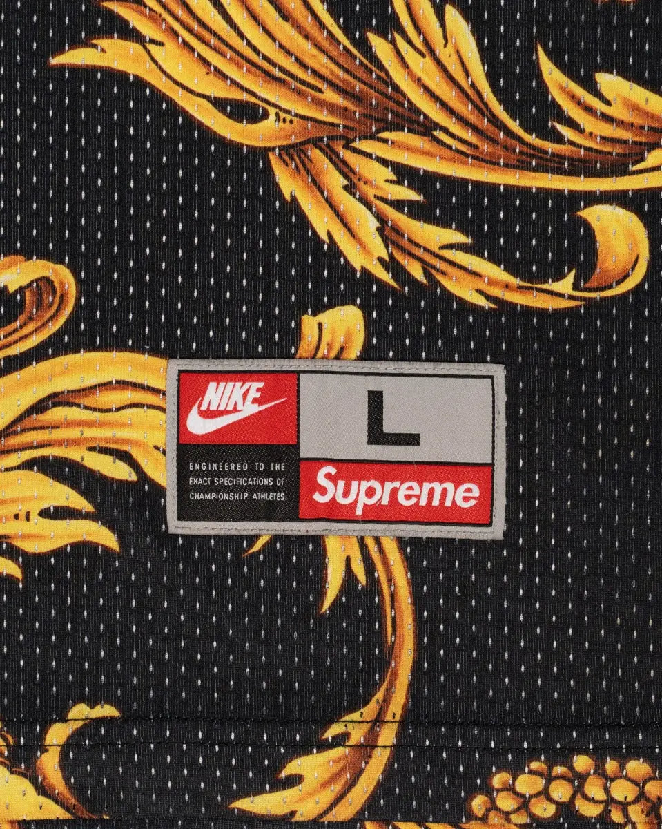 Supreme x Nike black basketball jersey t-shirt Supreme