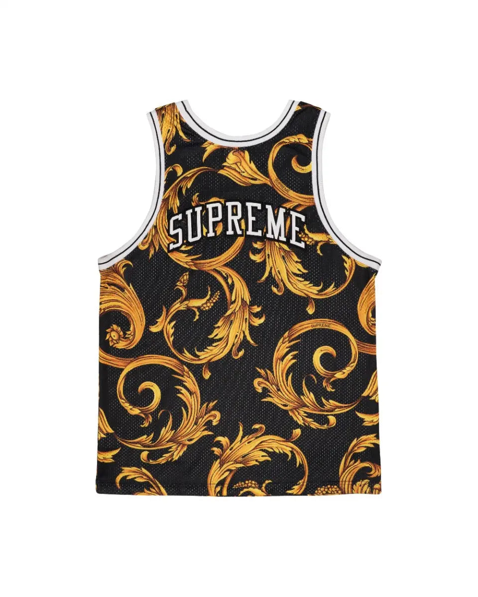 Supreme x Nike black basketball jersey t-shirt