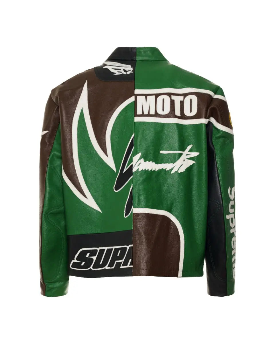 Supreme x Yohji Yamamoto x Vanson split leather biker jacket