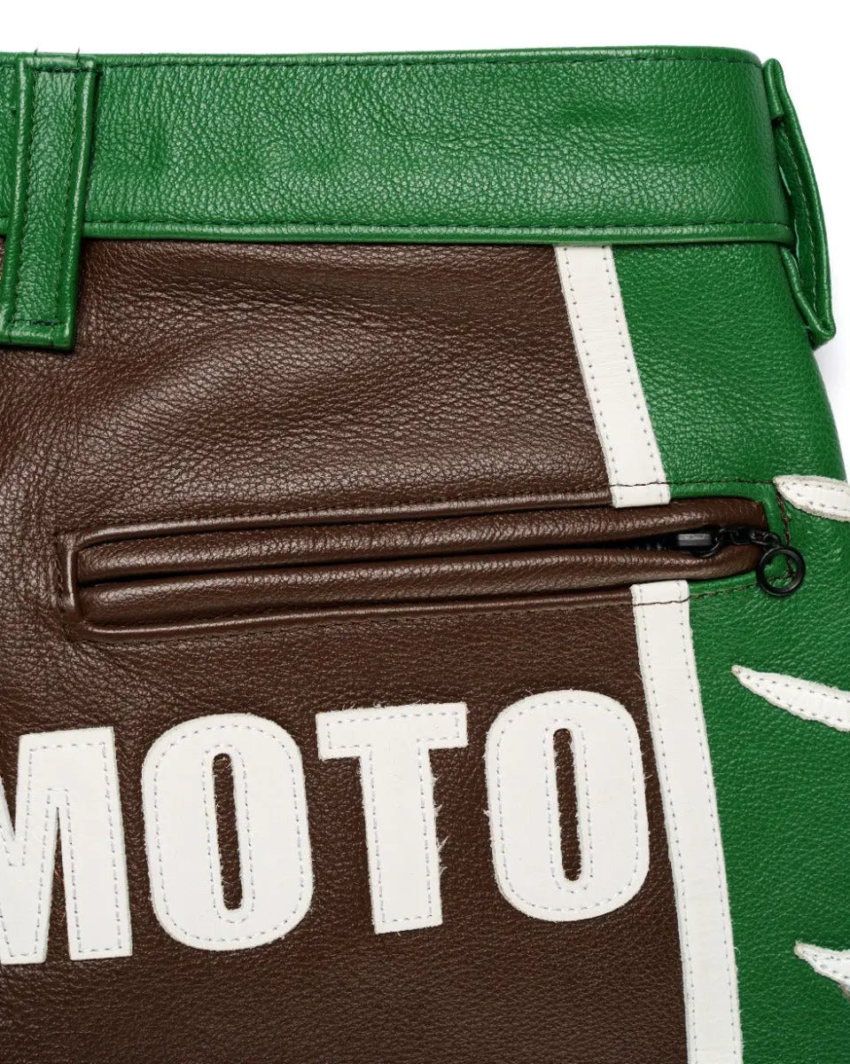 Supreme x Yohji Yamamoto x Vanson split leather biker pants
