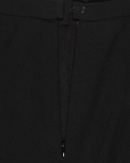 Chanel laine black mini skirt Chanel