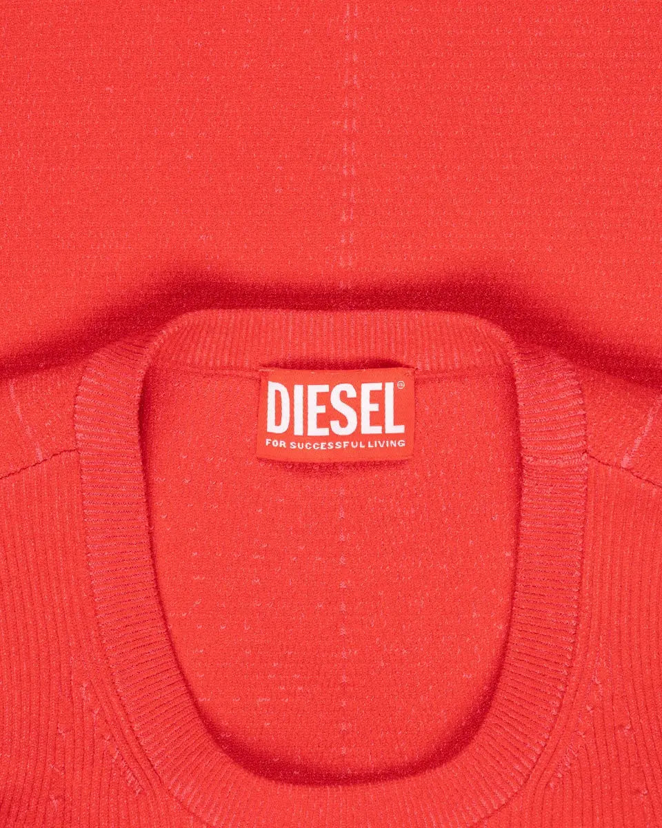 Diesel by Glenn Martens D-logo oval cut-out tank top t-shirt Diesel