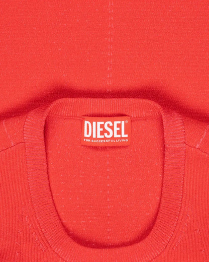 Diesel by Glenn Martens D-logo oval cut-out tank top t-shirt Diesel