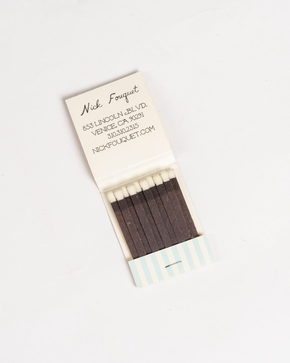 Nick Fouquet Landron Matches felted beaver fur black hat
