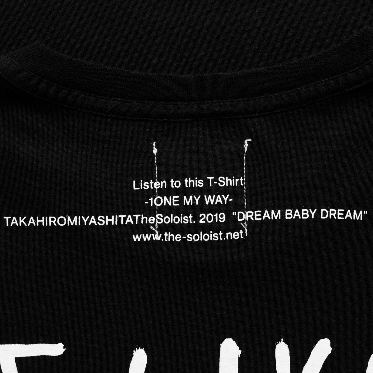 TAKAHIROMIYASHITATheSoloist "Dream Baby Dream" logo t-shirt